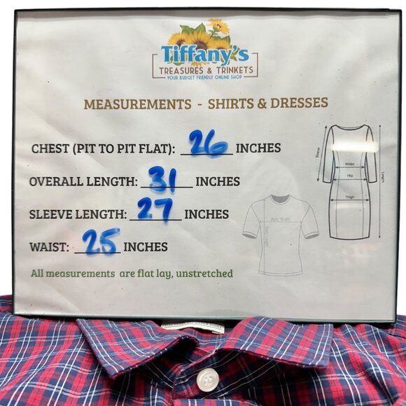 Dockers Mens XL Dress Shirt Classic Fit Stain Defender Plaid Button-Down - Picture 7 of 7